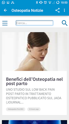 Osteopatia Notizie