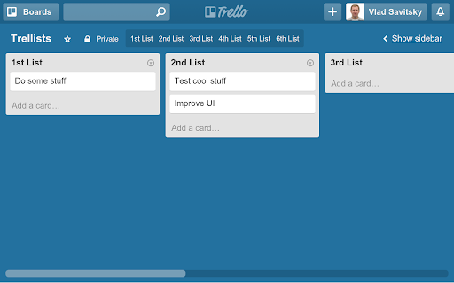 Trellists: Trello Lists Master