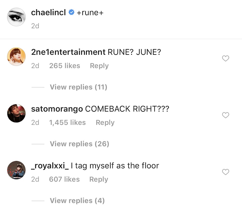 Cl Has Returned To Instagram And Fans Speculate A Comeback Is Coming Soon Koreaboo