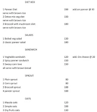 Diet Box menu 2