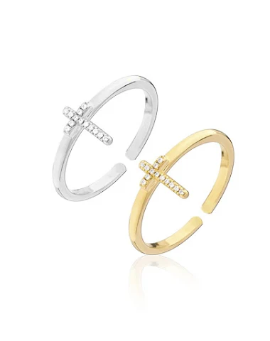 Women's Fashion Cross Adjustable Ri - 1