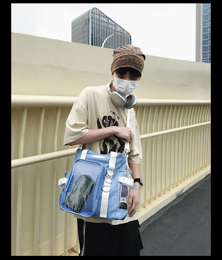 Title 6, Japanese Minority Design Transparent Crossbody ...