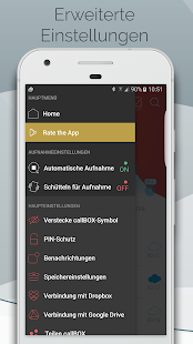 Anruf Aufzeichnen Kostenlos Pro - callBOX Screenshot