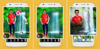 Waterfall photo editor frames Screenshot