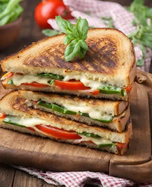 Veg And Cheese Grilled Sandwich