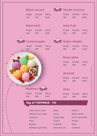 Scoops N Shakes menu 1