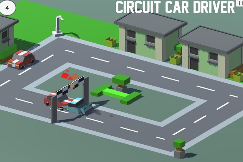 Circuit Car Driver :Lane Shift Screen 3