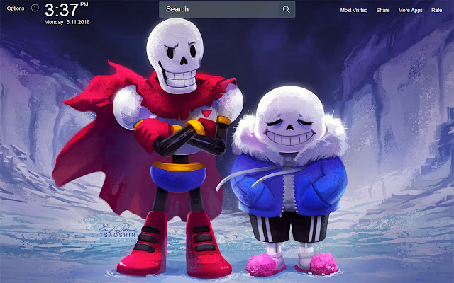 Undertale Wallpapers Theme New Tab