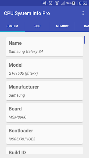 CPU Hardware System Info Pro