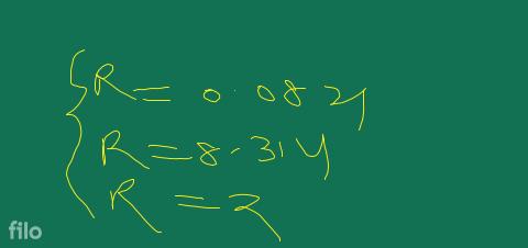 Heat of reaction for, CO(g) + 1/2 O2(g)→ CO2(g)at constant V is 67.71 K cal  at 17^° C. The heat of reaction at constant P at 17^° C is