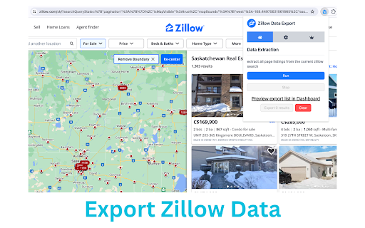 Zillow Data Exporter