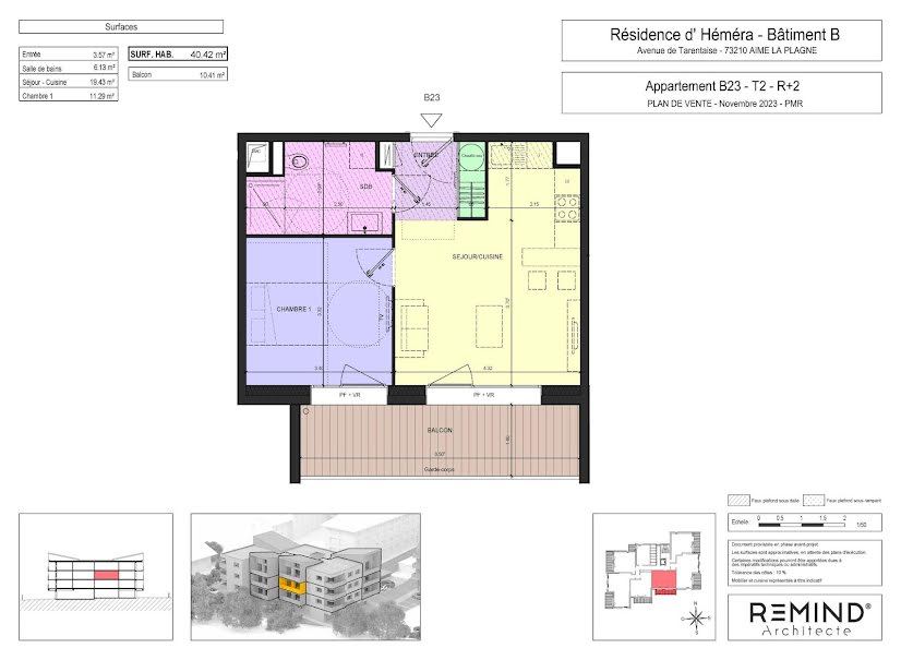 Vente appartement 2 pièces 40 m² à La Plagne (73210), 223 500 €