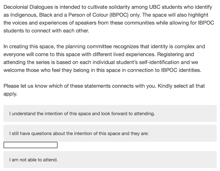 Screenshot: ubc.ca