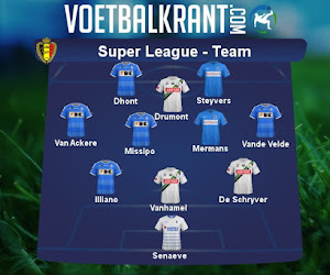 Ons team van de speeldag in de Super League: Gent, Genk, OH Leuven en Heist zitten erin