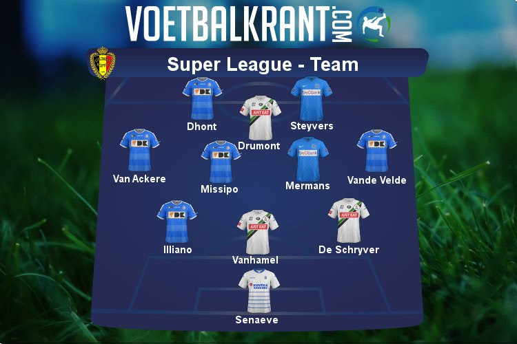 Ons team van de speeldag in de Super League: Gent, Genk, OH Leuven en Heist zitten erin