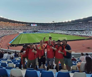 Belgique belgie supporters Géorgie 