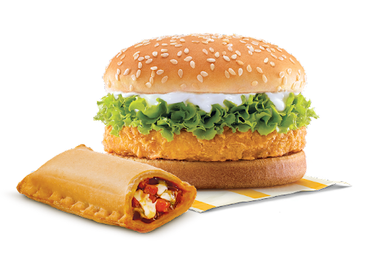 McChicken Burger + Veg Pizza McPuff