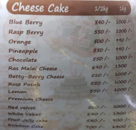 Cake 99 Zone menu 3