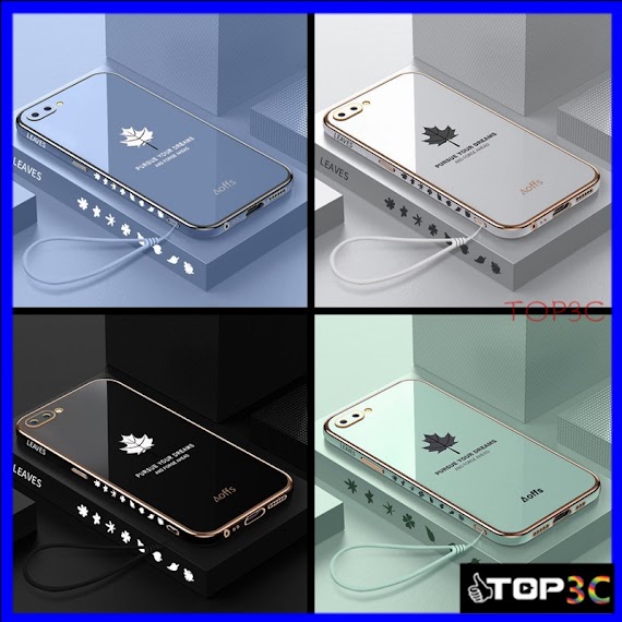 Op Lung Iphone 7 Plus Op Lung Iphone 8 Plus Ốp Điện Thoại Họa Tiết Lá Phong Cho Iphone 6S Plus Se2 Se3 Xs Max Xr Fy