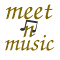 „Meet'n'Music“ elemento logotipo vaizdas