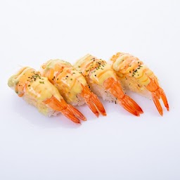 Rainbow Aburi Prawn Nigiri Box