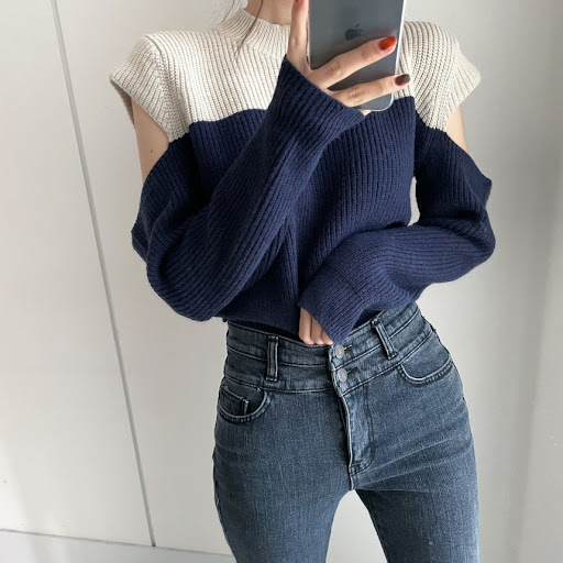 Title 8, Womens Autumn Temperament Round Neck Pullover ...