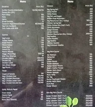 The Curry House @ Viskon Rooms menu 1