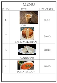 The Brunch Cafe menu 1