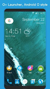 O Plus launcher - 2018 Oreo Launcher, Android™ O 8 Capture d'écran