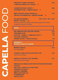 Capella Kitchen & SkyBar menu 5