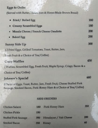 Highland Burger Grill menu 2