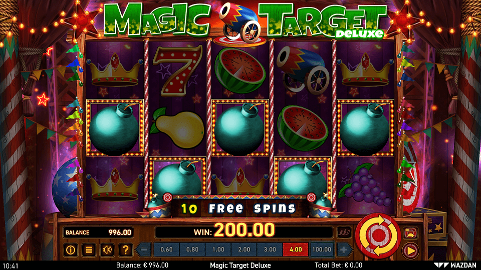 Free spins hry Magic Target Deluxe