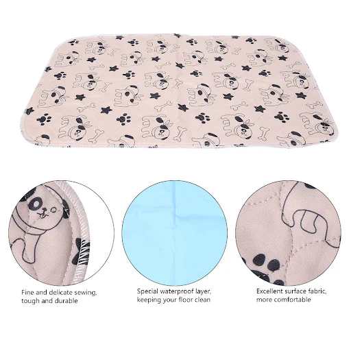 Washable Dog Puppy Training Pee Pads Reusable Large Super Absorbency Diaper Mat for Home And Indoor Outdoor Travel