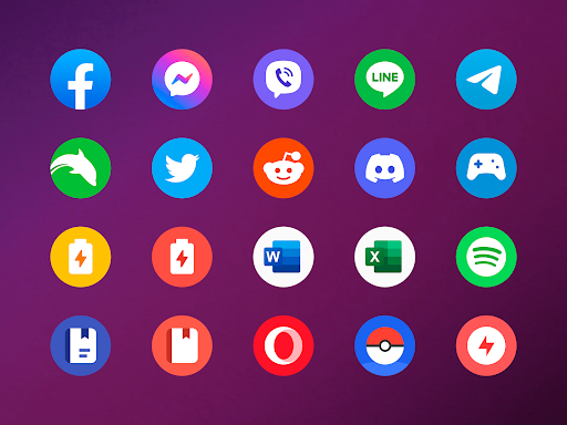 Screenshot OneNeo 4 - Icon Pack (Round)