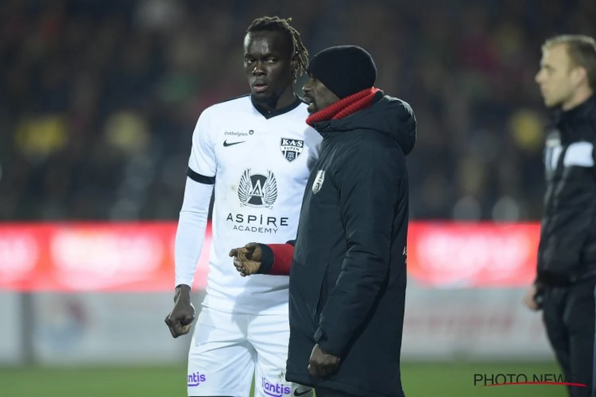 Opvallend: Eupen heeft zich net verzekerd van behoud, maar trainer Makélélé stuurt assistent naar persbabbel