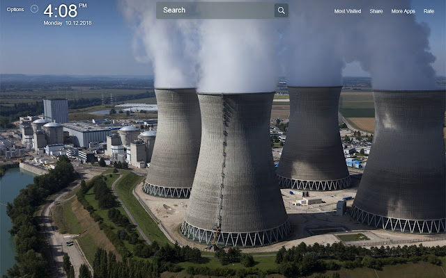 Power Plant Wallpapers Theme New Tab