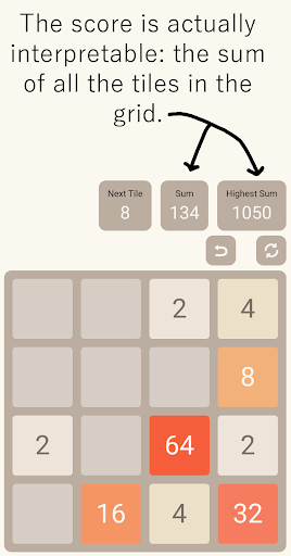 Screenshot 2048/3: Improved Hybrid Puzzle