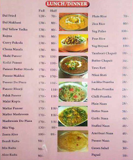 Mamaji Vaishno Dhaba menu 2