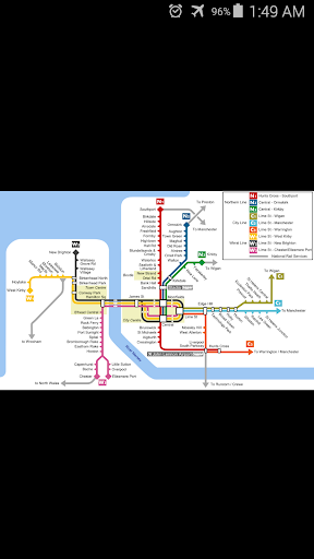 Liverpool Metro Map