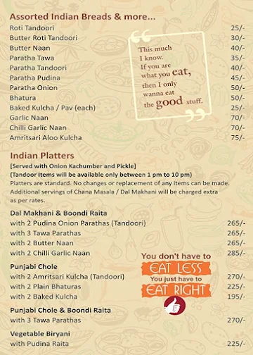 Shreemaya Celebrity menu 