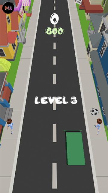 Android application Traffic Soccer screenshort