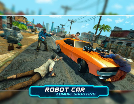 Police Robot Car Rampage: New robot shooting Games screenshots 3