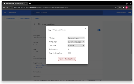 Virtual Json Viewer