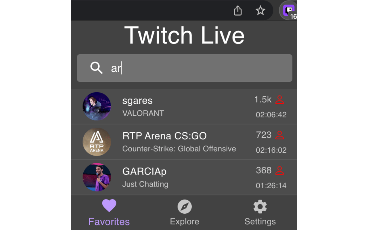 Twitch Live Extension Preview image 6