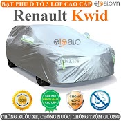 Bạt Phủ Xe Ô Tô Renault Kwid Vải Dù 3 Lớp Cao Cấp Bpxot