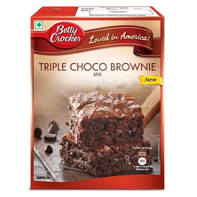 Betty Crocker Trpl Choc Brownie Mix - 420 gm