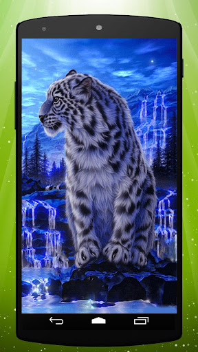 Ice Tiger Live Wallpaper