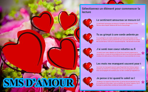 Lastest ♥♥+1000 SMS Message d'amour ♥♥ APK for Android