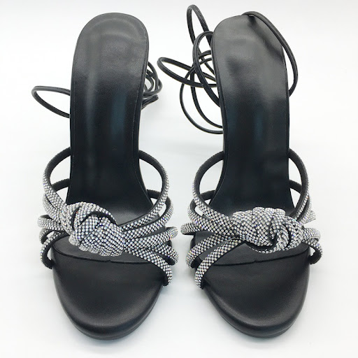 Title 2, Womens Party High-Heeled Slippers. Step out in...