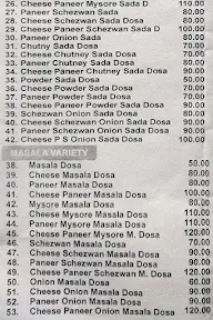 Tirupati Dosa Centre menu 6